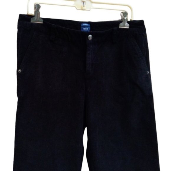 IZOD navy corduroy pants sz 10 Short 10P - Picture 7 of 12